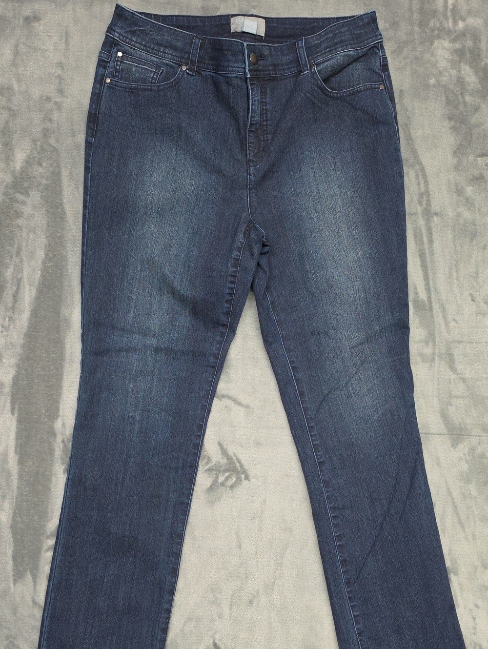 Chico's Straight-Leg Jeans in Deep Indigo